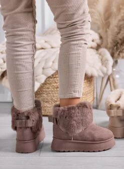 LIAA - Stivaletti Marroni Donna Imbottiti Con Pelliccia Morbida -Negozio al dettaglio Alexoo 6 f2482960 26a5 43c0 b663 dd645938a892