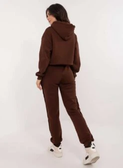 Tuta Marrone Due Pezzi Felpata Con Scritta Brooklyn -Negozio al dettaglio Alexoo 7 380dd1d0 97bd 4253 9d80 c1b8f50a58d5