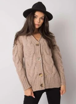 Cardigan Fango In Maglia Con Bottoni -Negozio al dettaglio Alexoo 7 3d52ca74 b561 4f2a 84c2 f19a729fb297