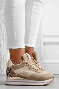 Sneakers Fango Con Inserti Pitonati E Zeppa Interna -Negozio al dettaglio Alexoo 7 faa969f1 805b 4d86 86dc 8d4af737f211