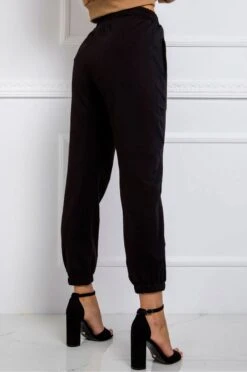 Pantalone Tuta Nero Con Molle -Negozio al dettaglio Alexoo 8 10 112