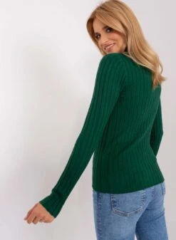 Maglia Verde A Costine Con Collo Alto -Negozio al dettaglio Alexoo 8 d1c8d3f4 692f 4db7 a72f 902d96f7166b