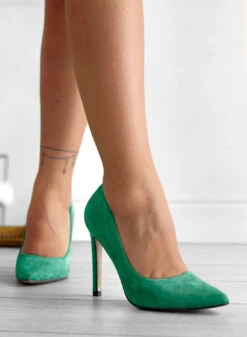 BERTA - Decolletè Alexoo Verdi Scamosciate Con Tacco Alto -Negozio al dettaglio Alexoo 8 dd16124c 1222 4e32 b9b2 5a57c45a4782