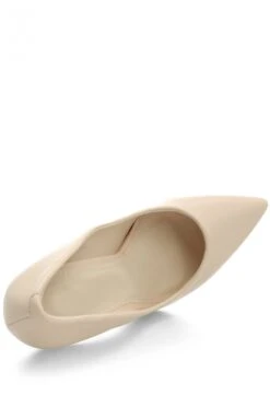 Decolletè In Ecopelle Con Tacco A Spillo - Beige -Negozio al dettaglio Alexoo 9 4 128 b1910ee7 ffa4 4033 91ec 73facec7e2c7