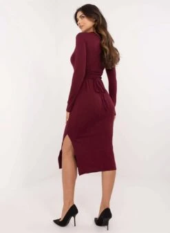 Abito Longuette Bordeaux A Costine Con Spacco Laterale 7 Abito Longuette Bordeaux A Costine Con Spacco Laterale -Negozio al dettaglio Alexoo 9 d7b79a14 c3da 47ff a680 1b3a91528194