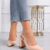 ANGELICA - Décolleté Slingback Nude A Punta Con Tacco Largo