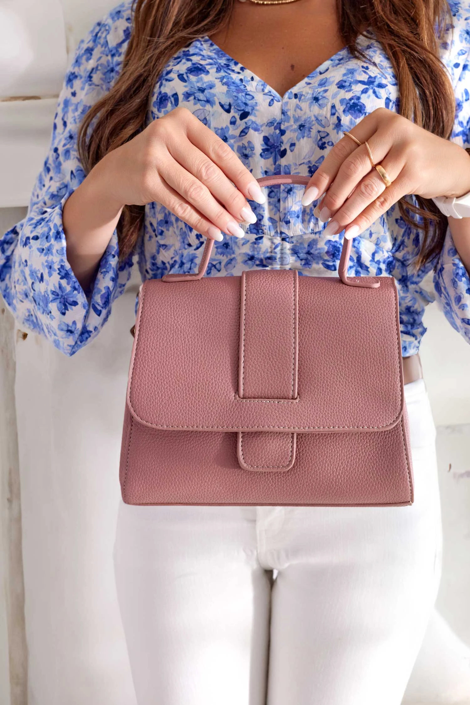 Borsa Rosa Con Tracolla B230 1 Borsa Rosa Con Tracolla B230