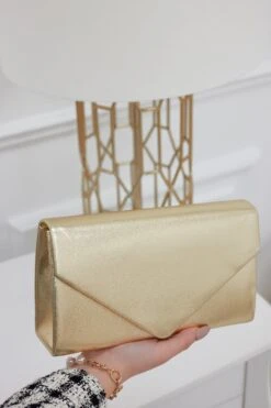 Borsa Pochette B210 Oro Metallizzata