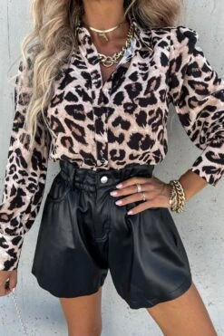 Camicia A Stampa Maculata