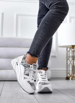 LUCE - Sneakers Bianche Con Inserti In Tessuto