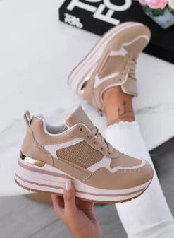 NEVIA - Sneakers Fango Con Zeppa