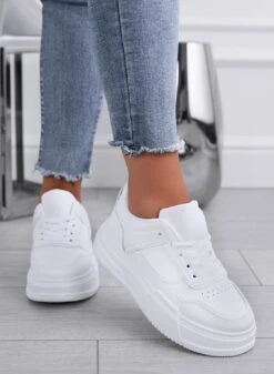 ROBBIE - Sneakers Bianche Con Lacci